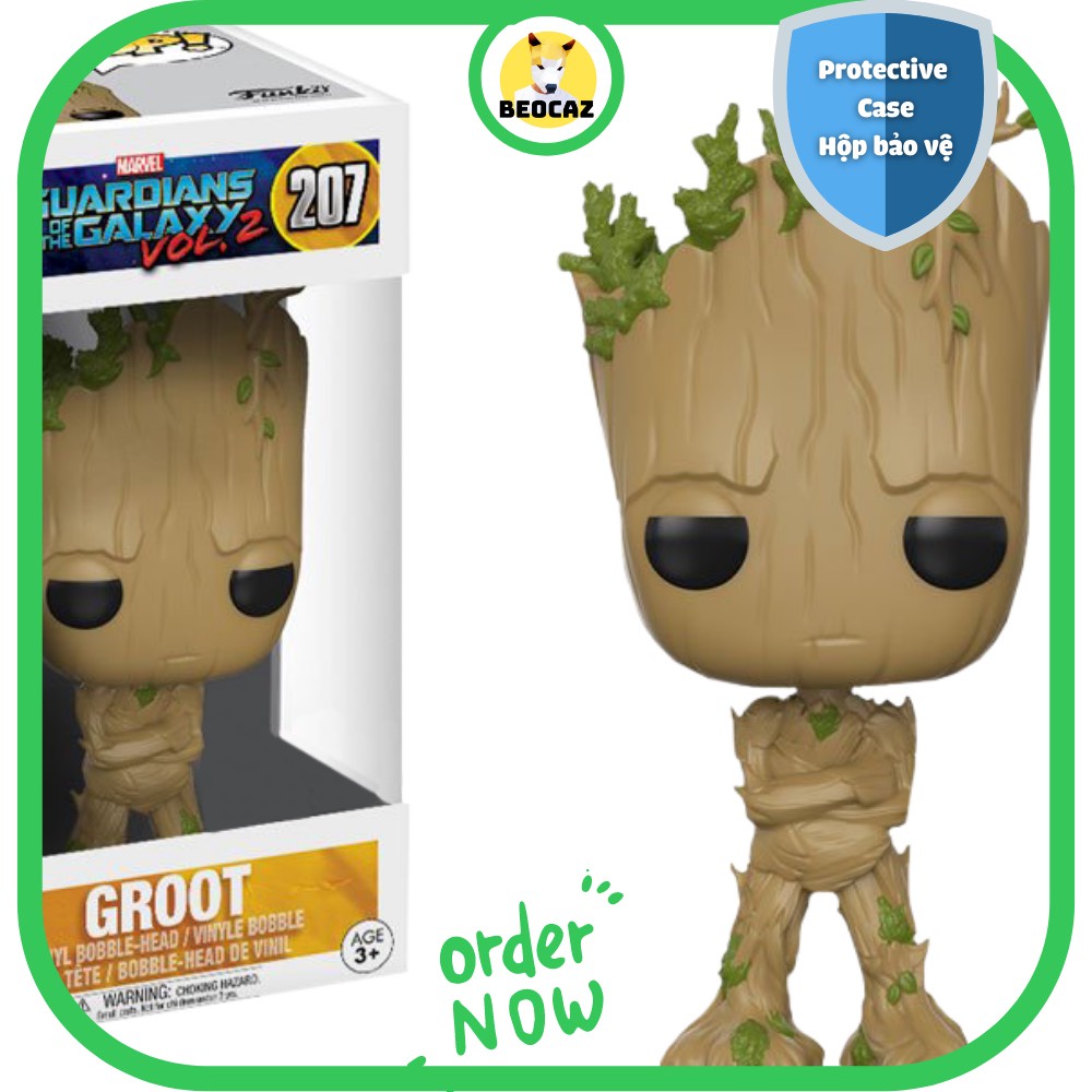 [Ship Hỏa Tốc] [Tặng Hộp Bảo Vệ] [Chính hãng] Mô hình Funko Groot Vệ binh dải ngân hà Guardian of Galaxy Marvel No.207