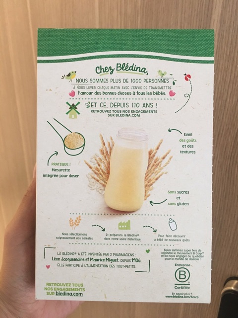 Bột lắc sữa Bledina vị tự nhiên cho bé 4/6m hộp 250g