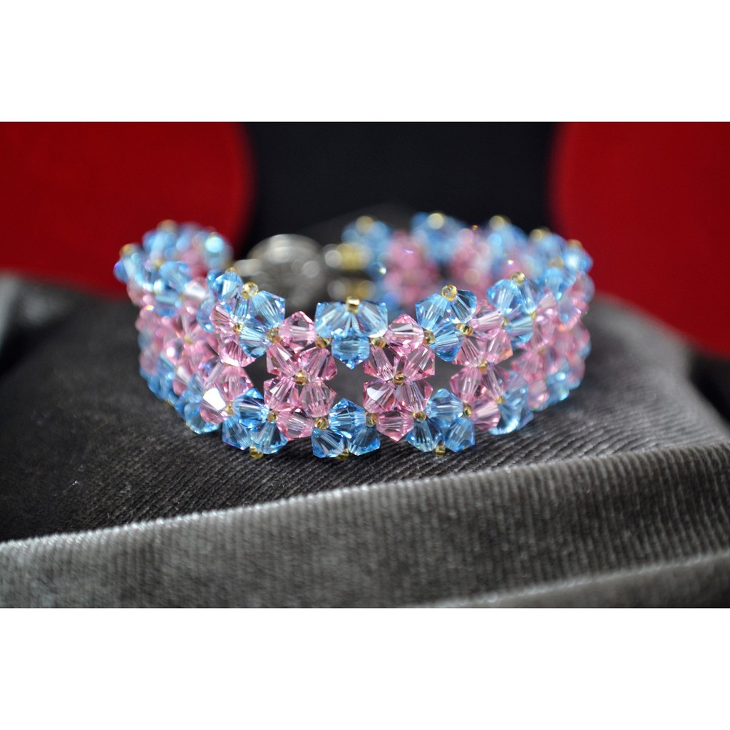 Vòng tay pha lê áo Swarovski cao cấp thiết kế độc quyền