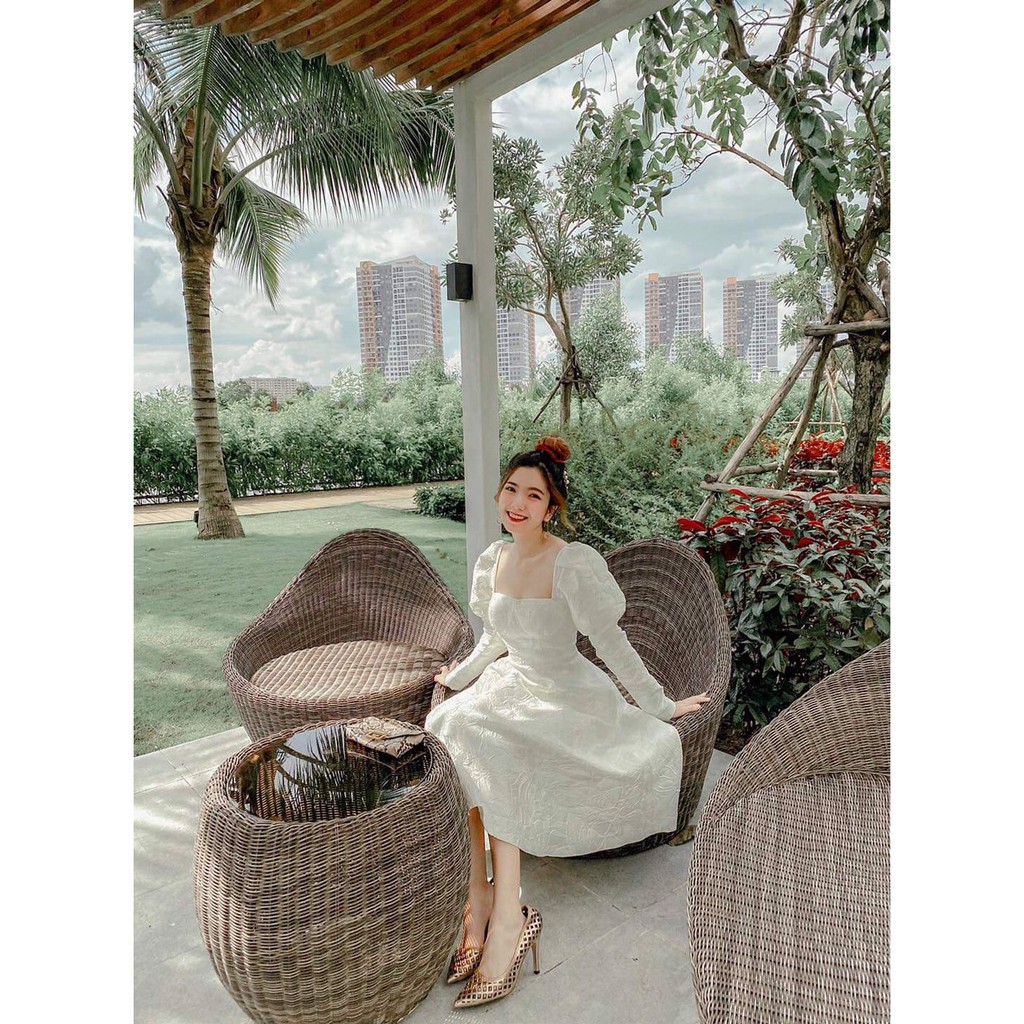 Đầm dự tiệc dáng dài chất gấm siêu sang - Rister Dress | BigBuy360 - bigbuy360.vn