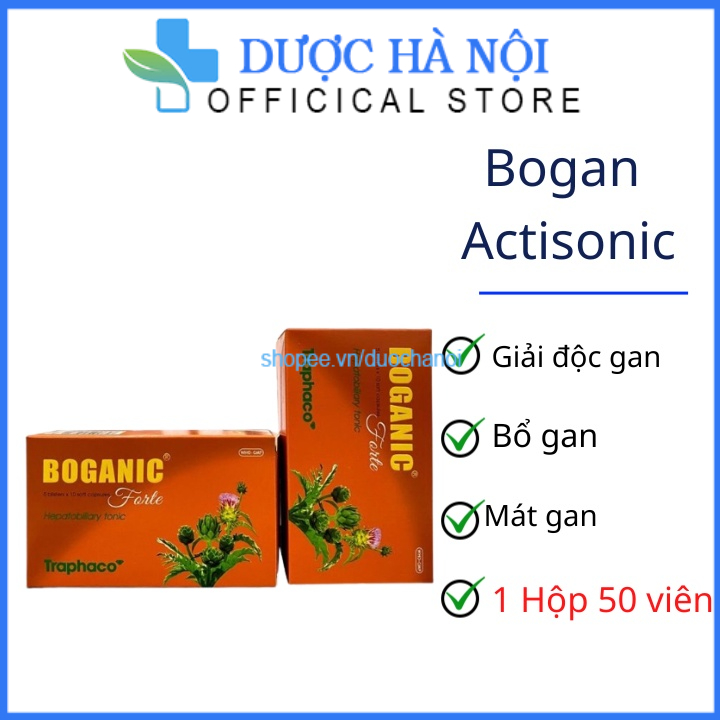Viên uống bổ gan Actisonic giúp giải độc gan, bảo vệ bào gan, tăng cường chức năng gan - Hộp 50 viên
