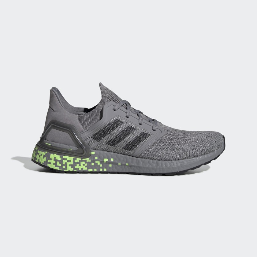 Giày Ultra Boost 20 Chính Hãng 🔥FREESHIP🔥Adidas Ultraboost 20 Digital Grey - Giày Chạy Bộ Adidas Auth - [EG0705]