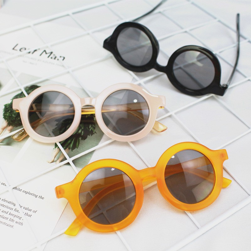 Kính mát trẻ em phong cách thời trang retro