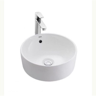 Chậu rửa lavabo inax l-295v đặt bàn tròn