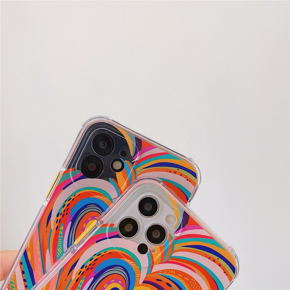 Sang Trọng Ốp Điện Thoại Tpu Chống Sốc Hình Trái Tim Cho Iphone 12pro Max 12mini 11pro Max Xs Max Xr Se 2020 7 8 Plus | BigBuy360 - bigbuy360.vn