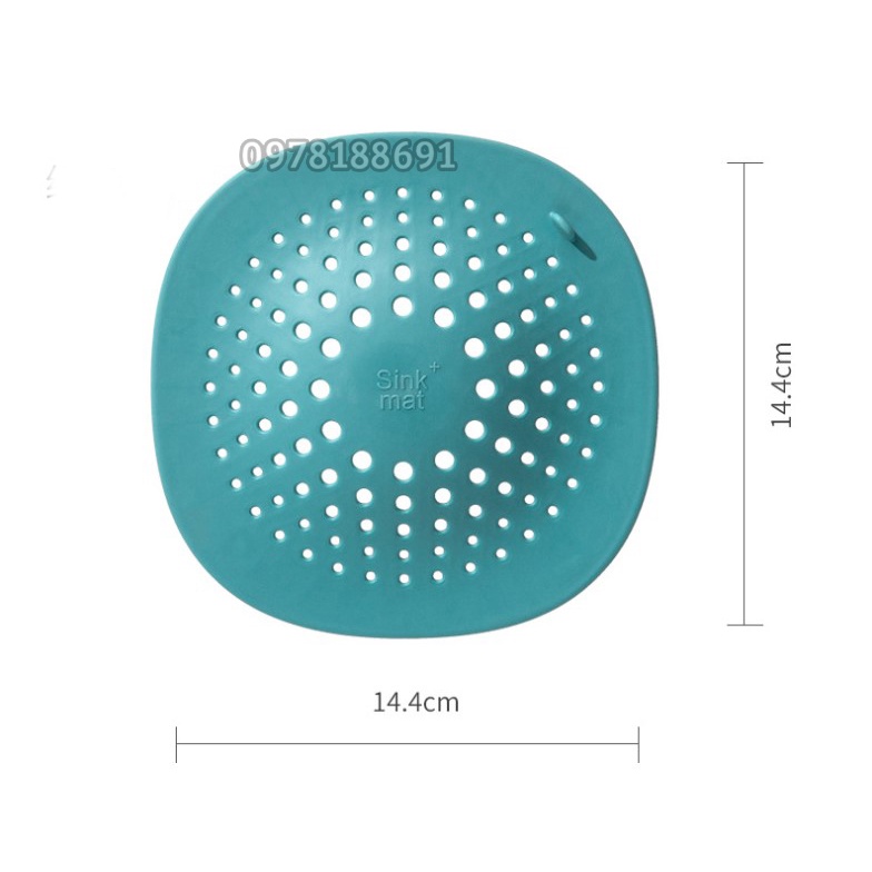 Miếng Silicon Chặn Rác Nắp Cống Thoát Nước, Bồn Rửa Bát, Tránh Tắc Nghẽn