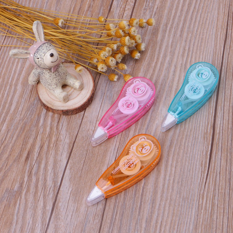 Bút xóa kéo màu trắng cao cấp thiết kế vỏ trong suốt dễ sử dụng chống đứt dành cho văn phòng trường học