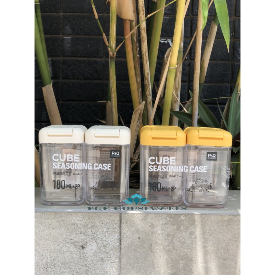 Set 2 hũ gia vị nhựa PP Lock&Lock - nhỏ gọn, đơn giản đẹp