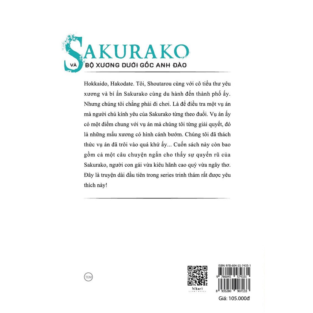 Sách - Sakurako Và Bộ Xương Dưới Gốc Anh Đào 5 - Ký Ức Mùa Đông Và Bản Đồ Thời Gian