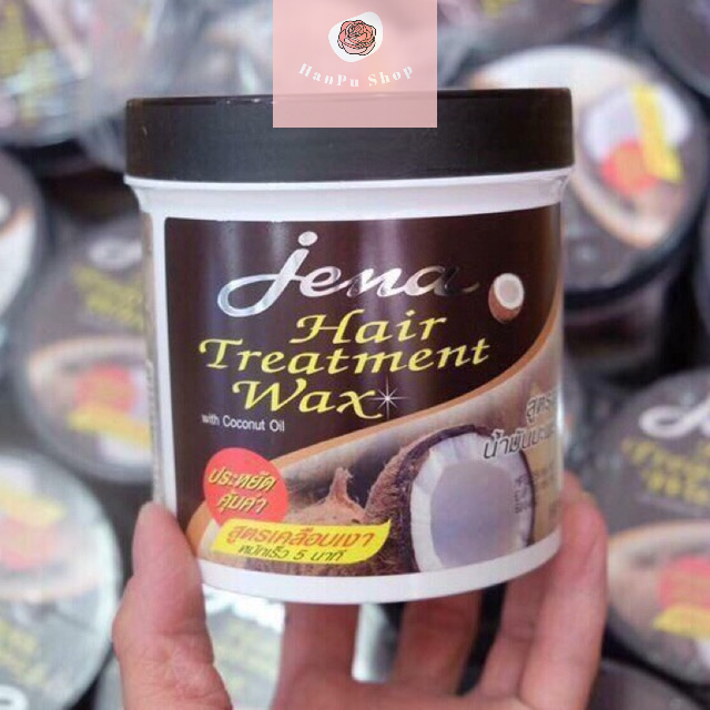 Hấp tóc dừa phục hồi hư tổn, giảm gãy rụng tóc Jena Hair Treatment Wax