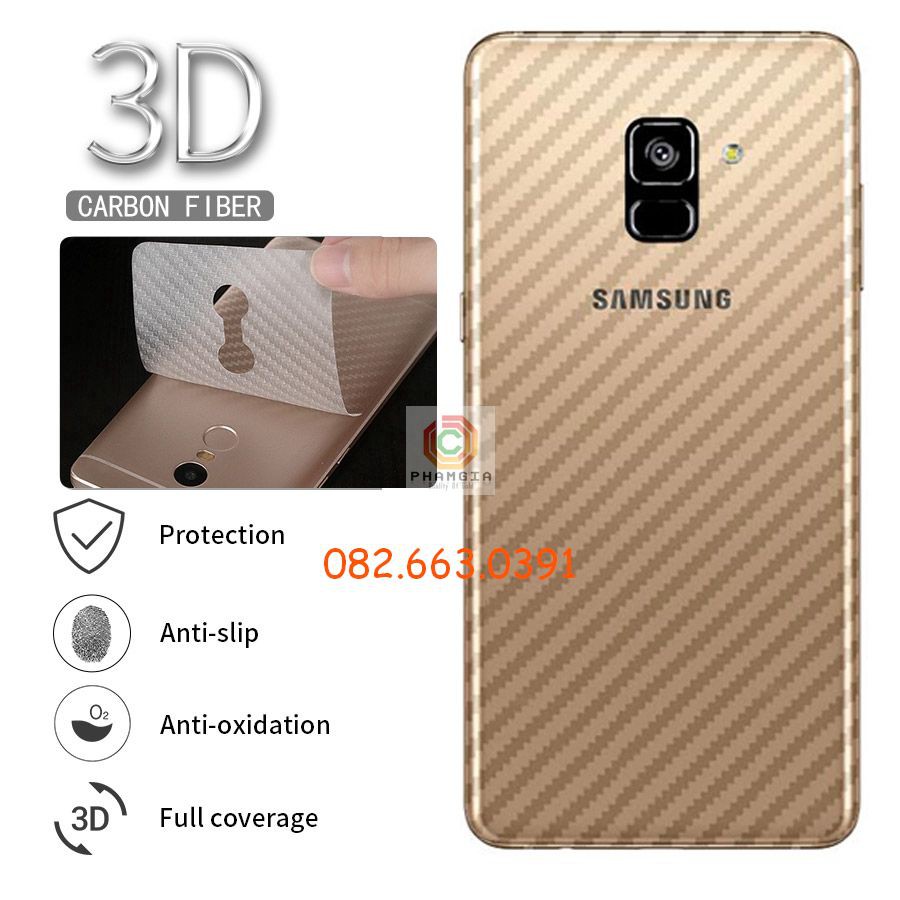 Miếng dán mặt lưng skin carbon Samsung Galaxy J5 2015/ J5 (2016/J510)/ J5 Prime/ J5 Pro