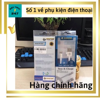 Dây sạc iphone chính hãng bảo hành 18 tháng 1 đổi 1 dài 1m cổng lightning