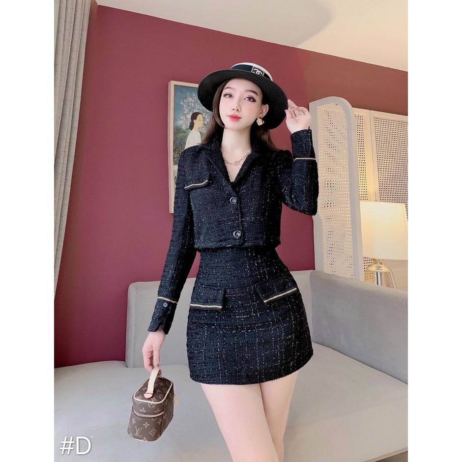 Set dạ đính ngọc