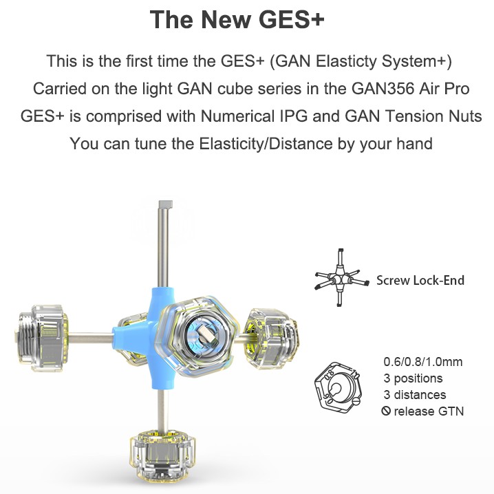 Rubik 3x3 Gan 356 Air Pro / Gans Air Pro 3x3x3