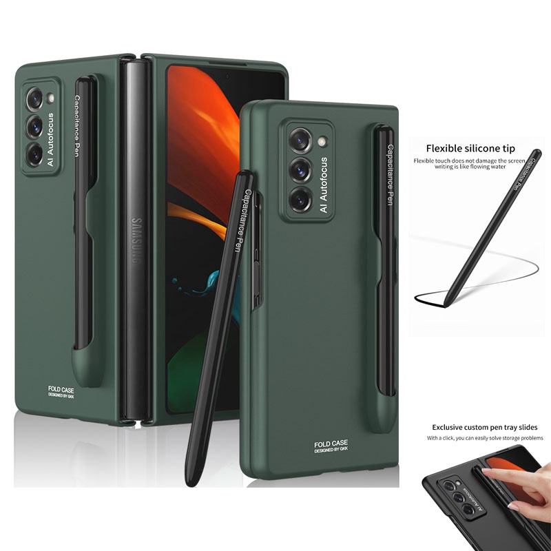 Ốp Điện Thoại Kèm Bút Cảm Ứng Cho Samsung Galaxy Z Fold 2 Fold 3