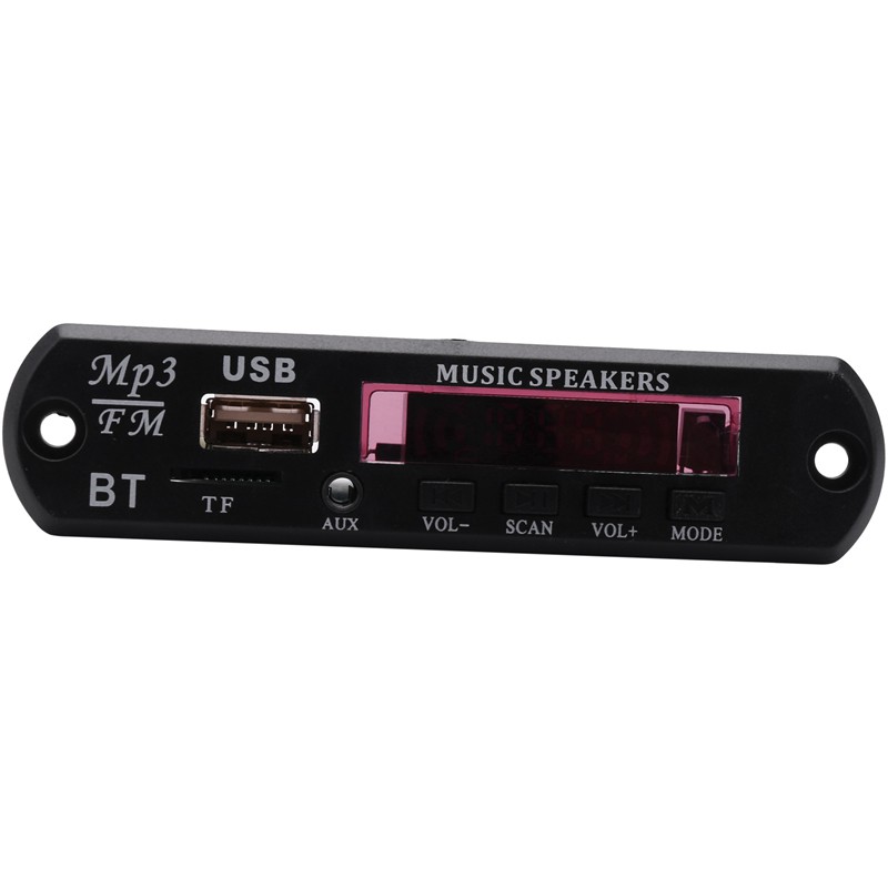 12V Bluetooth Mp3 Decoder Board Mp3 Player Car Kit Fm Radio Tf Usb Wma Aux Audio Receiver