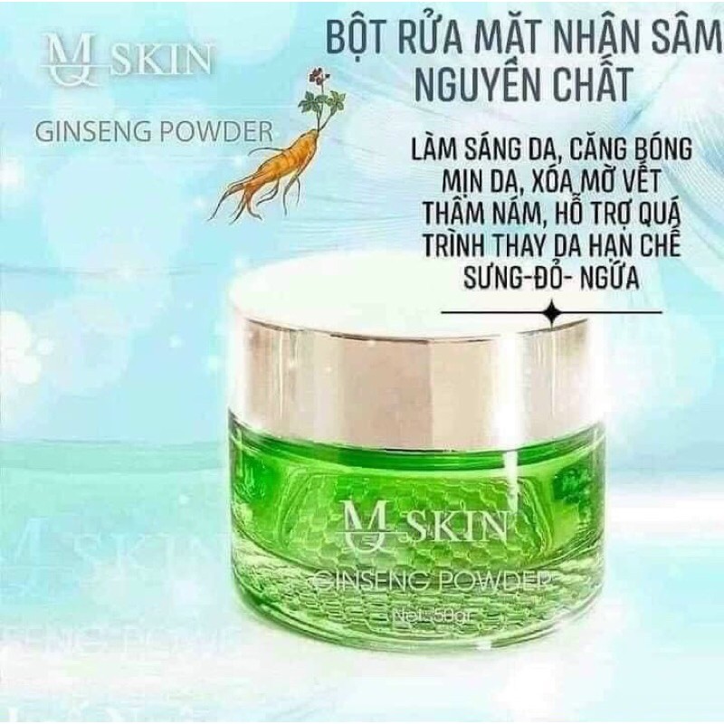 [ Tuyển sỉ ] ❤️CHÍNH HÃNG❤️ Bột rửa mặt Nhân Sâm MQSKIN