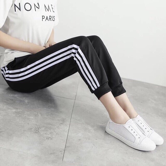 Free Ship 50k -Quần Thể Thao Nam Nữ 3 sọc( có hình thật) FB060 | BigBuy360 - bigbuy360.vn