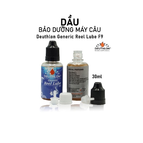 DẦU MỠ BẢO TRÌ MÁY CÂU CÁ DEUTHLON / MỠ NHÔNG / MỠ NỀN / MỠ DRAG / DẦU GENERIC REEL F9