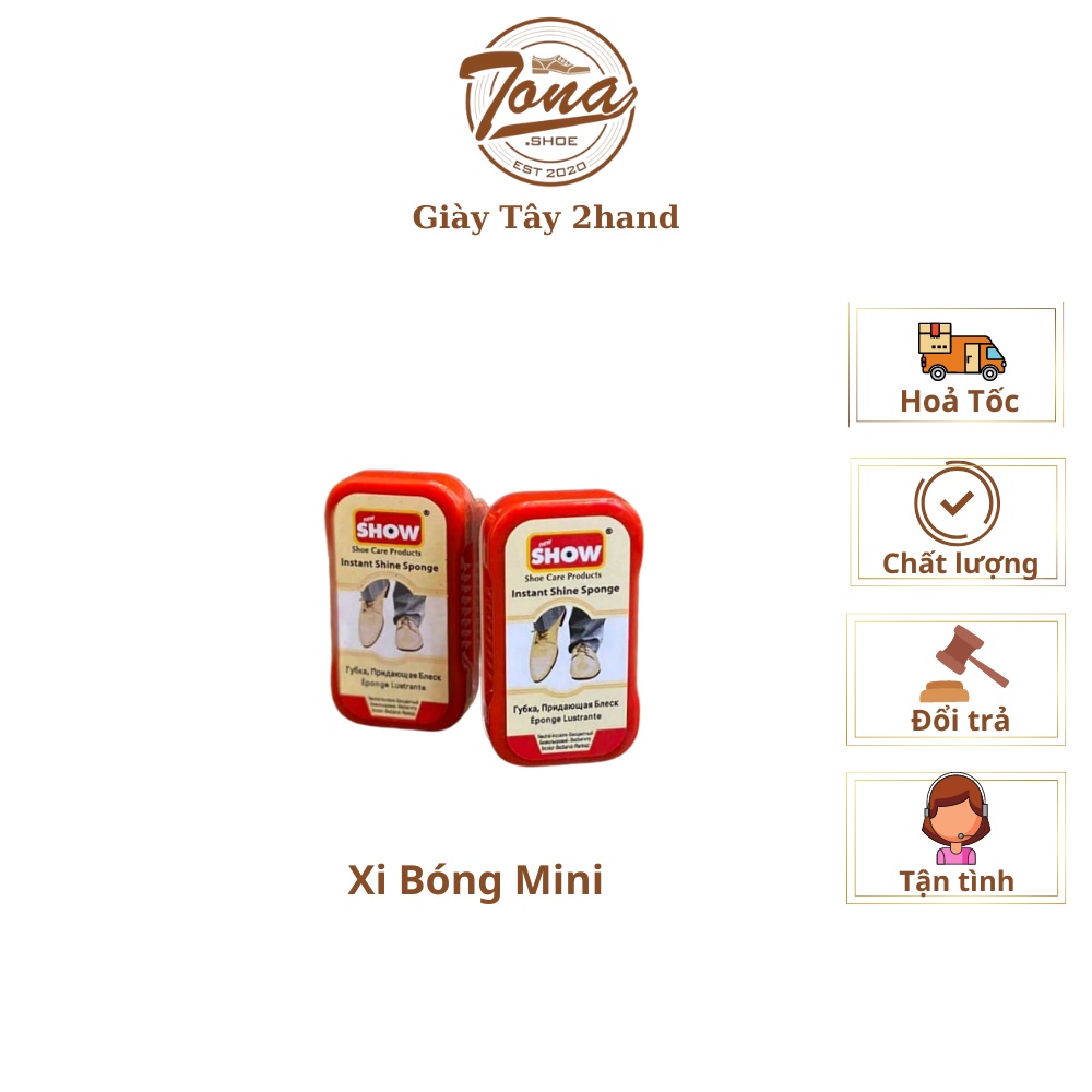 Xi Mút (Xi Lười) Đánh Bóng Giày - Hiệu Quả Tức Thì Dành Cho Mọi Màu Da - 20 Lần Sử Dụng