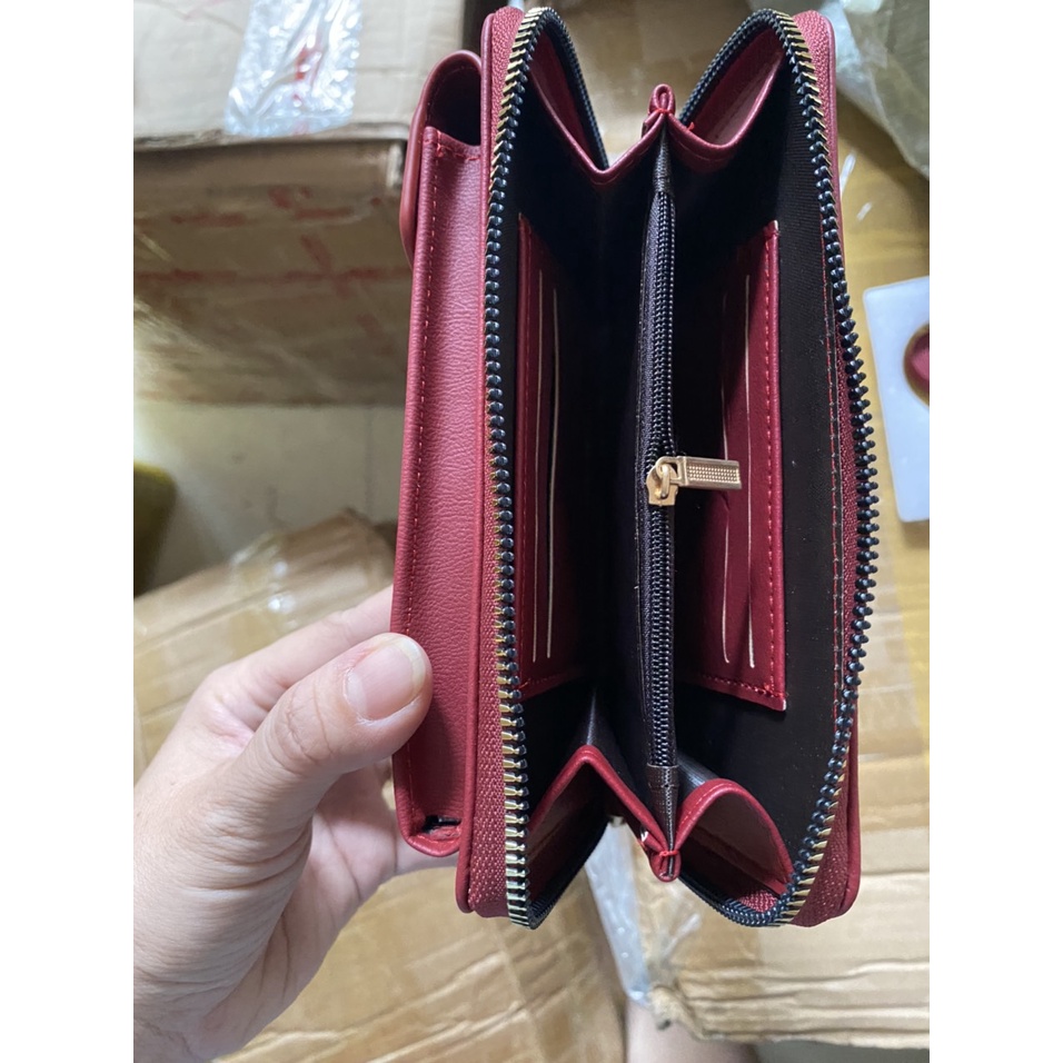 Túi Ví Đeo Chéo Mẫu Mini Dáng Đứng, Để Vừa Điện Thoại Smartphone, Iphone