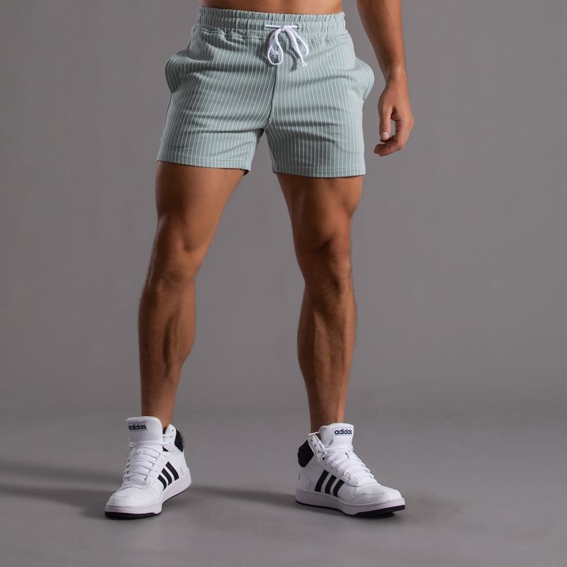 Quần Short Thể Thao Cotton Ba Tấc Kẻ Sọc Dọc Size Lớn Chống Mài Mòn Mới Mùa Hè Cho Nam