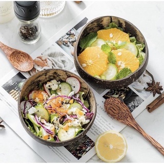 Combo bộ bát/gáo kèm muỗng dừa