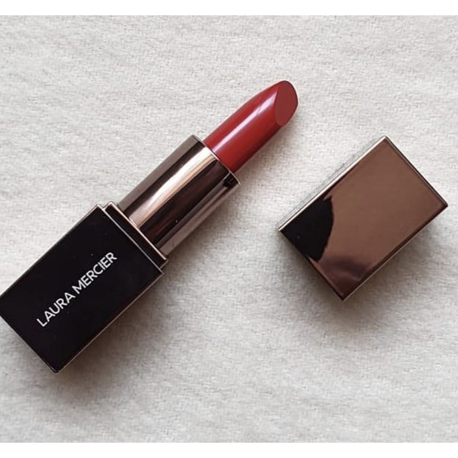 Son đỏ Laura Mercier Rouge Essentiel Silky Crème Lipstick in Rouge Ultime (classic red) minisize 1.4g