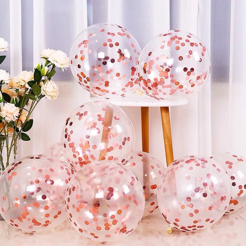 Bóng kim tuyến hạt to bóng dày 12in