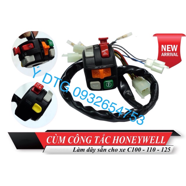 cùm công tắc honeywell