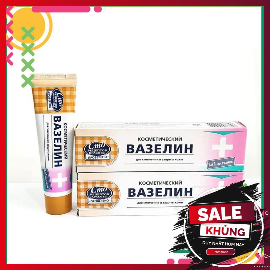 Dưỡng Vaseline Nga-Dưỡng Mềm Mô Dưỡng Ẩm Chính Hãng Vỏ Mềm