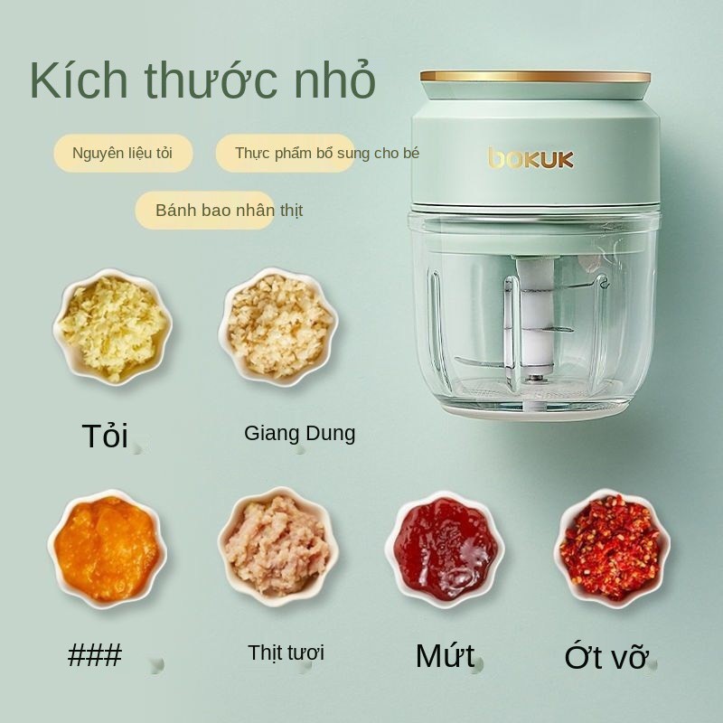 Máy xay tỏi ớt đa năng hương hiệu Bokuk - Chính hãng Hàn Quốc - B09