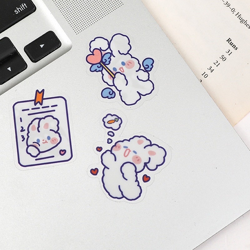 Bộ 24 Miếng Dán Sticker Trang Trí Hình Thú Hoạt Hình Chống Thấm Nước