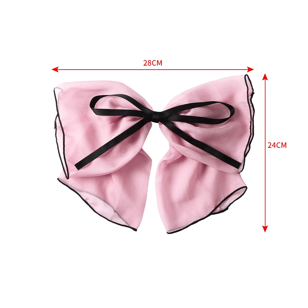 Kẹp tóc HAIMEIKANG hình nơ cỡ lớn 28cm chất lượng cao thời trang Hàn Quốc cho nữ