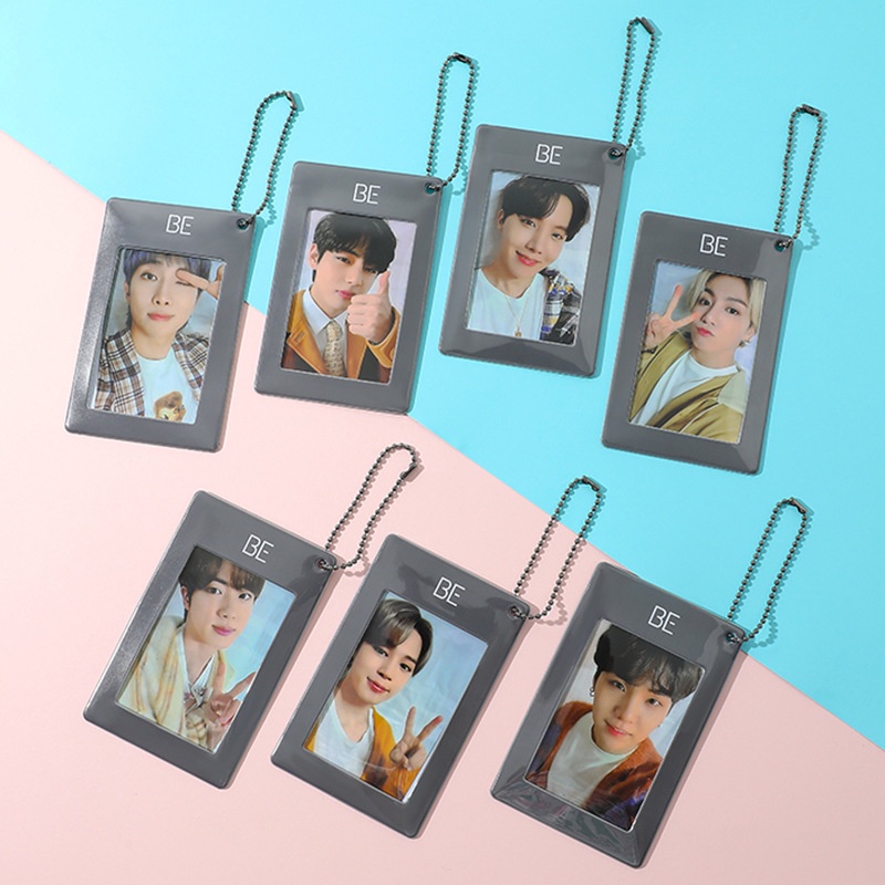 Móc Khóa Thẻ Ảnh Thành Viên Nhóm Nhạc BTS XL