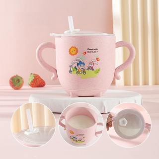 Cốc hút nước lúa mạch cho bé tập hút