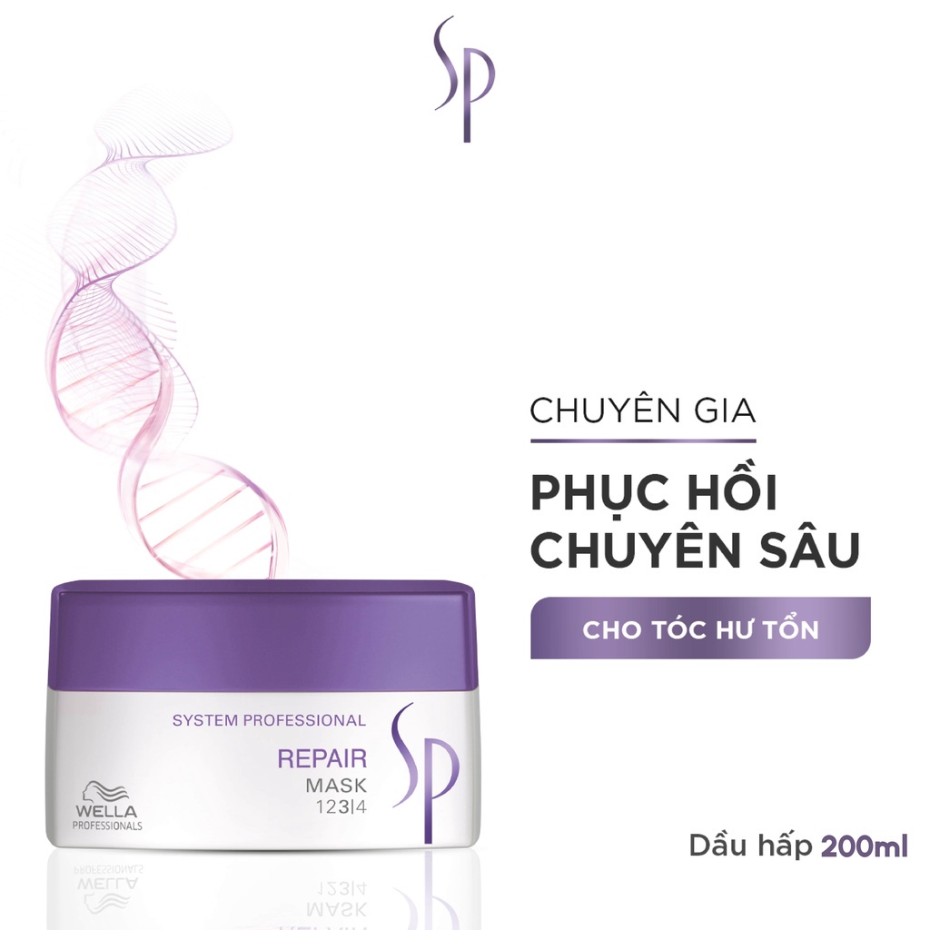 Dầu hấp phục hồi hư tổn SP WELLA REPAIR 400ml