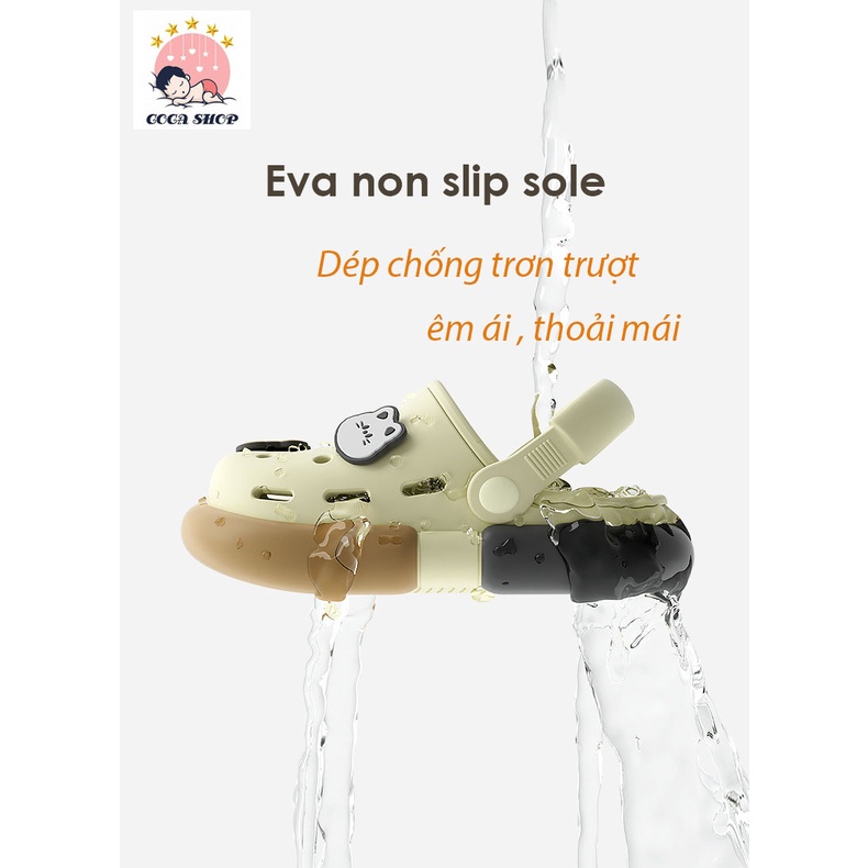 Dép Sục Cheerful Mario Cho Bé , Dép Sục Siêu Nhẹ , Chống Trơn Trượt Siêu Đáng Yêu