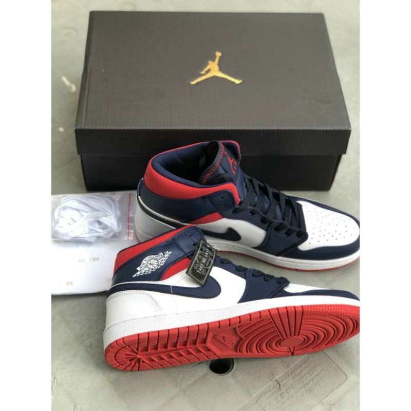 Giày bóng rổ Air Jordan 1 Mid SE USA | BigBuy360 - bigbuy360.vn