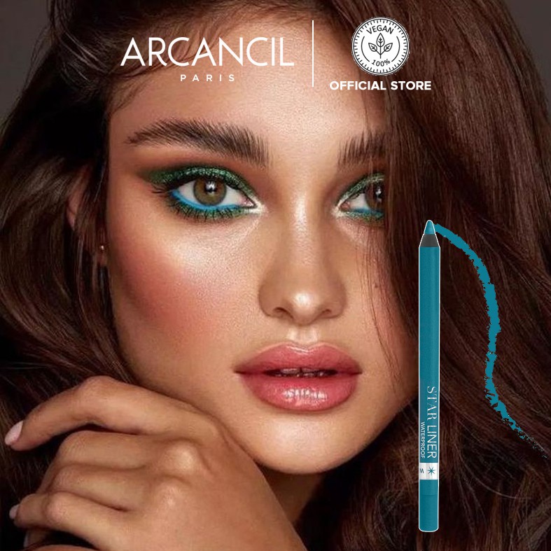 Chì kẻ mắt Arcancil Starliner - Waterproof Eyeliner Pencil không thấm nước 1.1gr