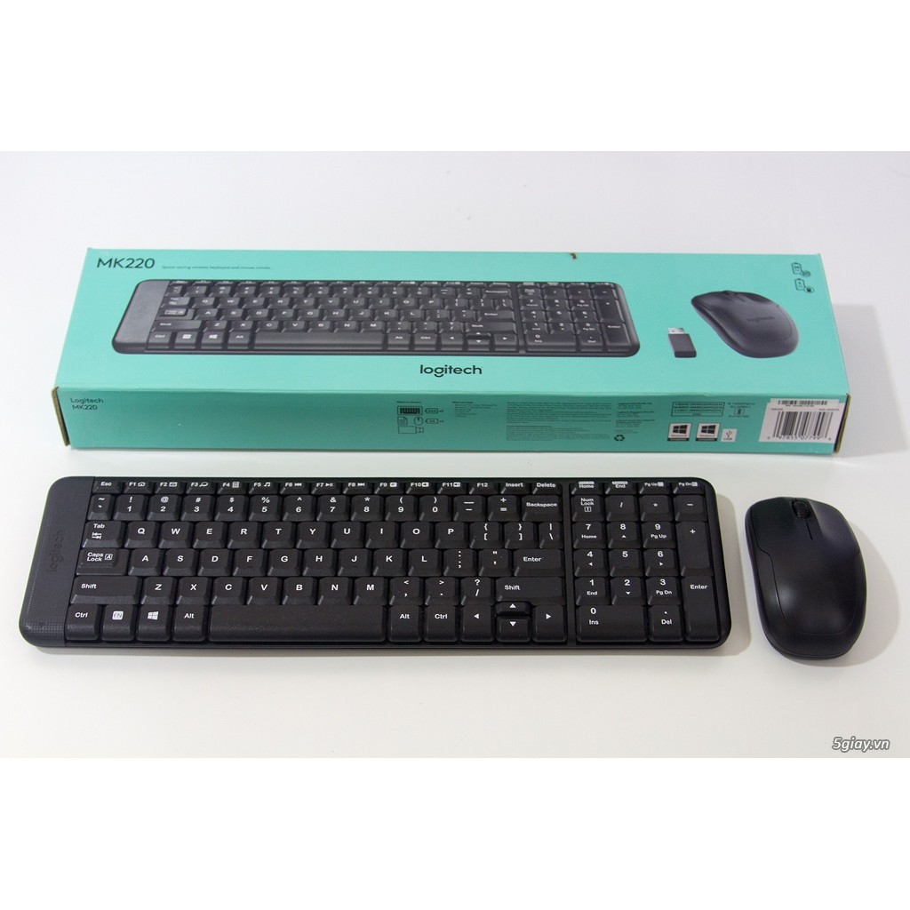 Bộ Keyboard + Mouse Logitechh MK220 không dây