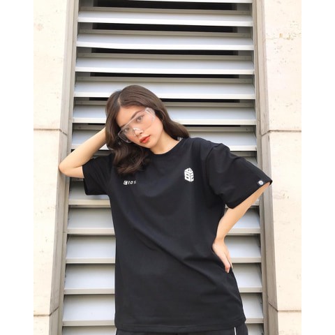 Áo thun SWE LOGO ĐEN TRẮNG basic form rộng tay lỡ unisex nam nữ cặp đôi đẹp ulzzang Hàn Quốc 2020