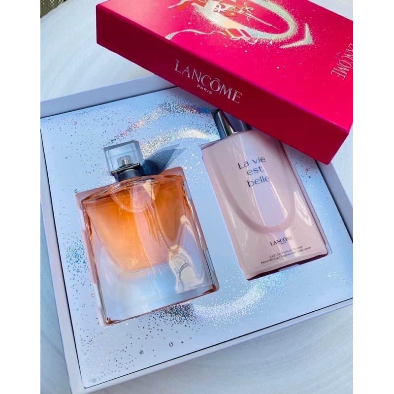 Set nước hoa Lancome La Vie Sét Belle 2 món | BigBuy360 - bigbuy360.vn