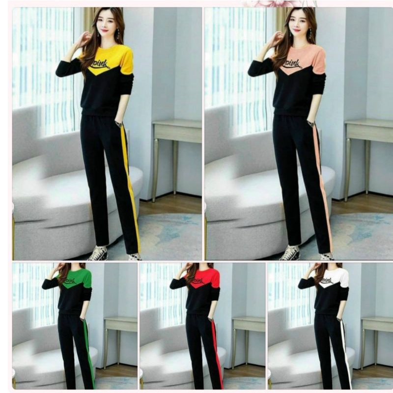 Bộ dài tay nữ cotton mặc nhà, bộ quần dài cotton
