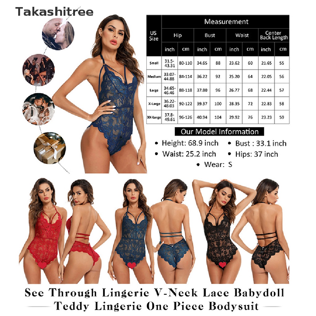 Takashitree Quần Lót Ren Hở Đáy Phổ Biến Cho Nữ