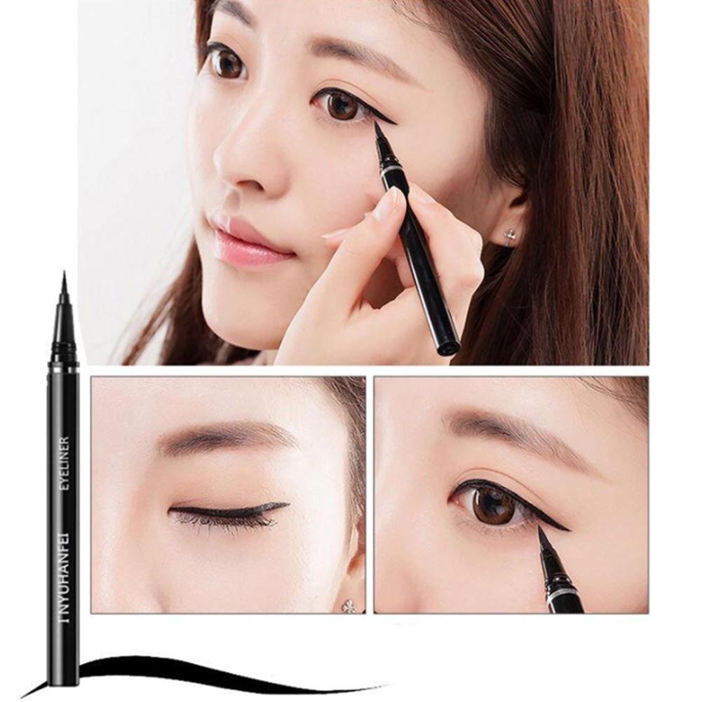 [Hàng mới về] Bút kẻ mắt không thấm nước chống nhòe trang điểm chuyên nghiệp dễ sử dụng E4S2