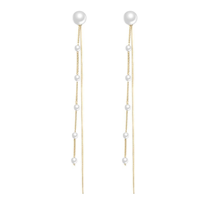 Bông tai bạc 925 dáng dài thanh lịch HOT TREND 2020