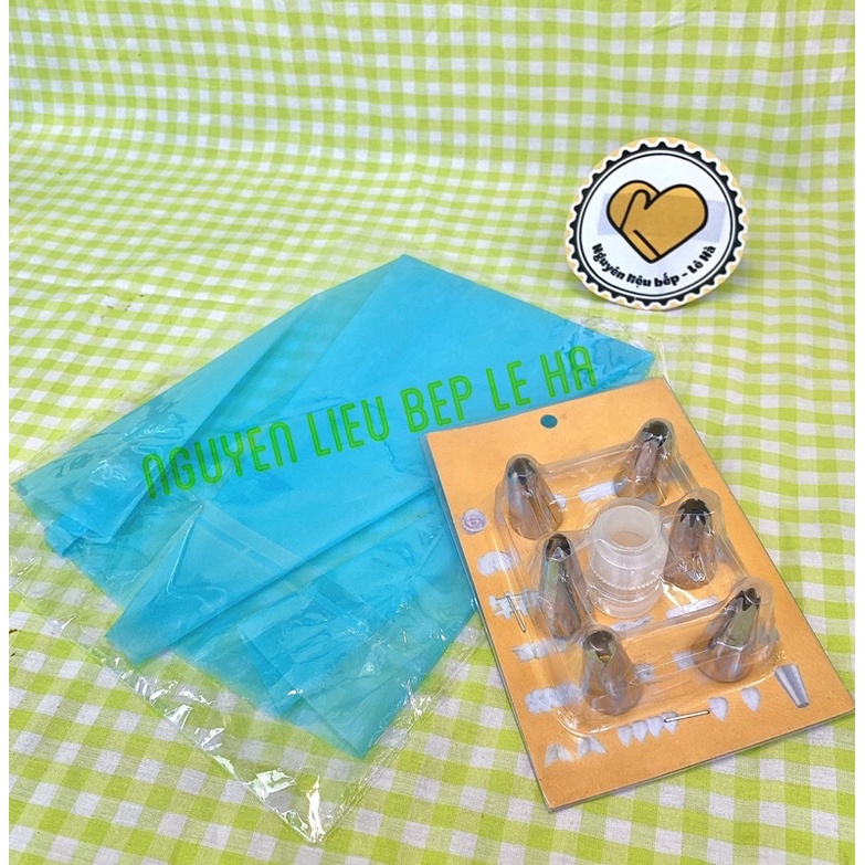 Túi bắt kem silicon - size to