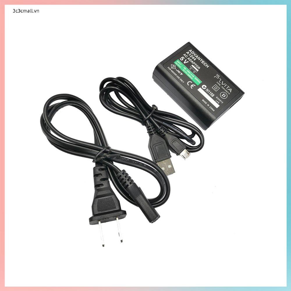 ✨chất lượng cao✨For Ps Vita 2000 Power Adapter Charger Set Game Charger Professional