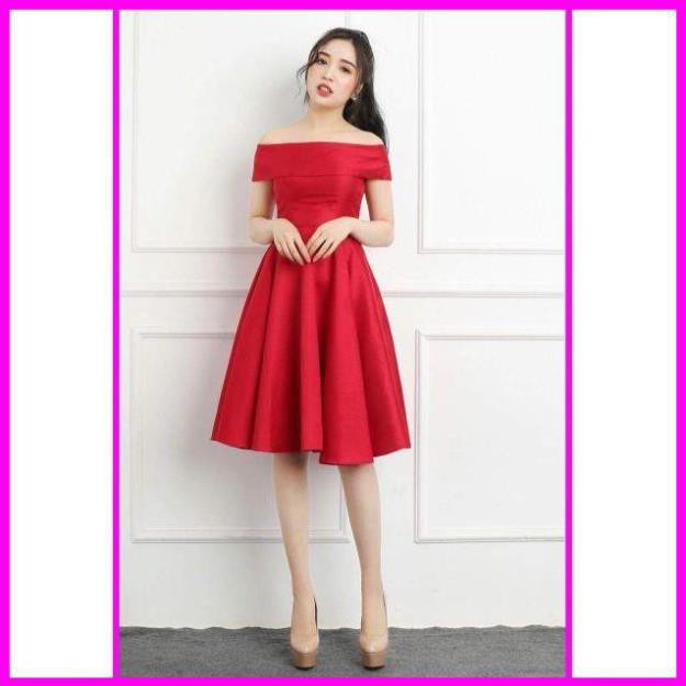 [   VÁY TRẮNG ] Đầm trắng dự tiệc trắng trễ vai cao cấp hàng thiết kế thanh lịch Sahara Dress Đầm nữ dự tiệc | BigBuy360 - bigbuy360.vn